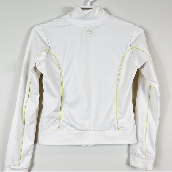 UB Jean White Front Zipper Pocket Small Jacket - Picture 2 of 16